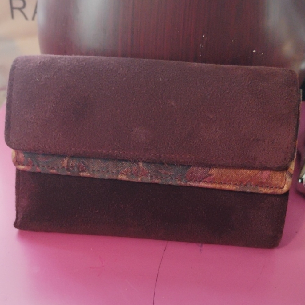 FIOCCHI ITALY Elegant Burgundy Clutch Wallet